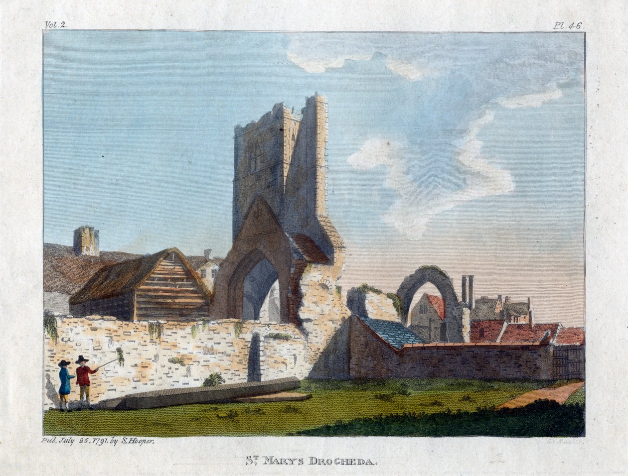 St Marys, Drogheda, Irland, 1791 av Unbekannt
