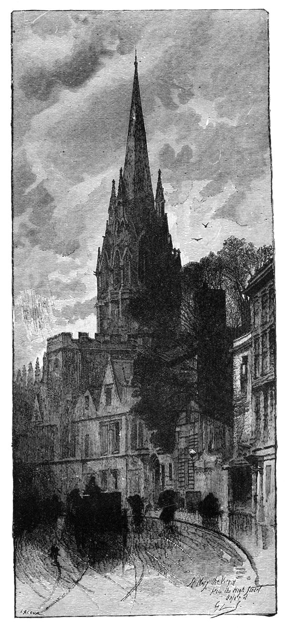 St Marys, Oxford, 1900 av Unbekannt