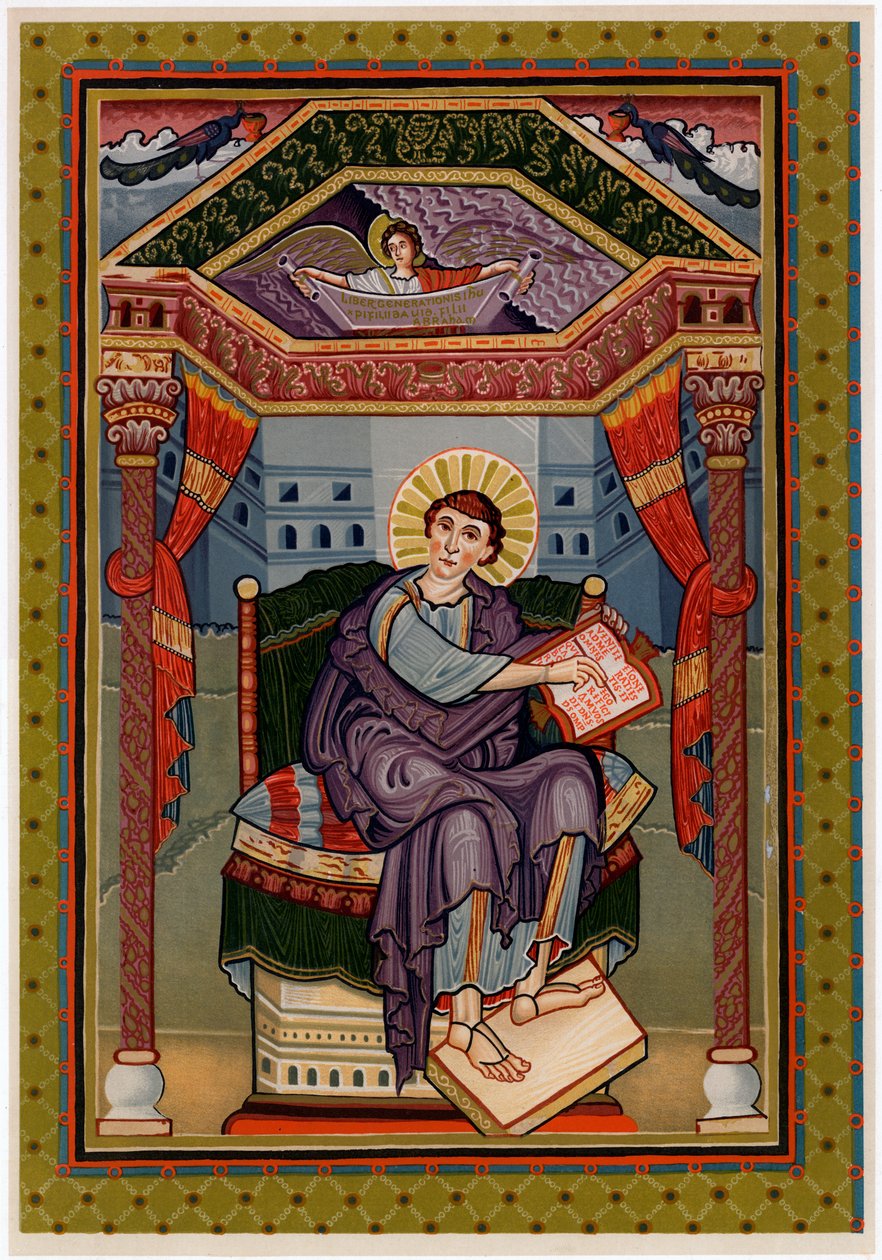 St Matteus, c800 e.Kr av Unbekannt