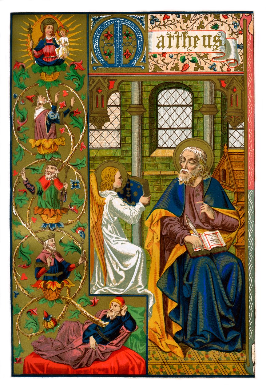 Evangelisten St Matteus, 1886 av Unbekannt
