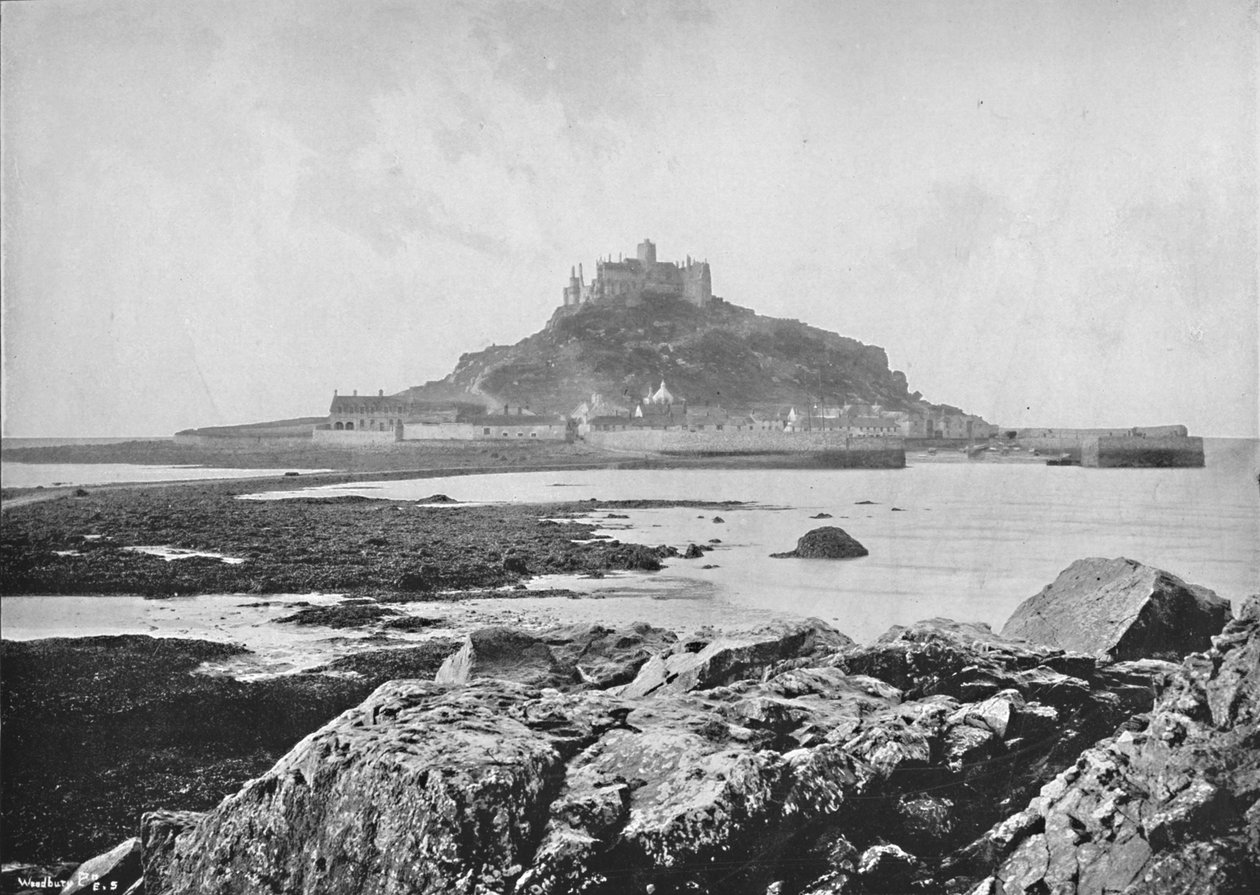 St. Michaels Mount - From the Rocks Near Marazion, 1895 av Unbekannt