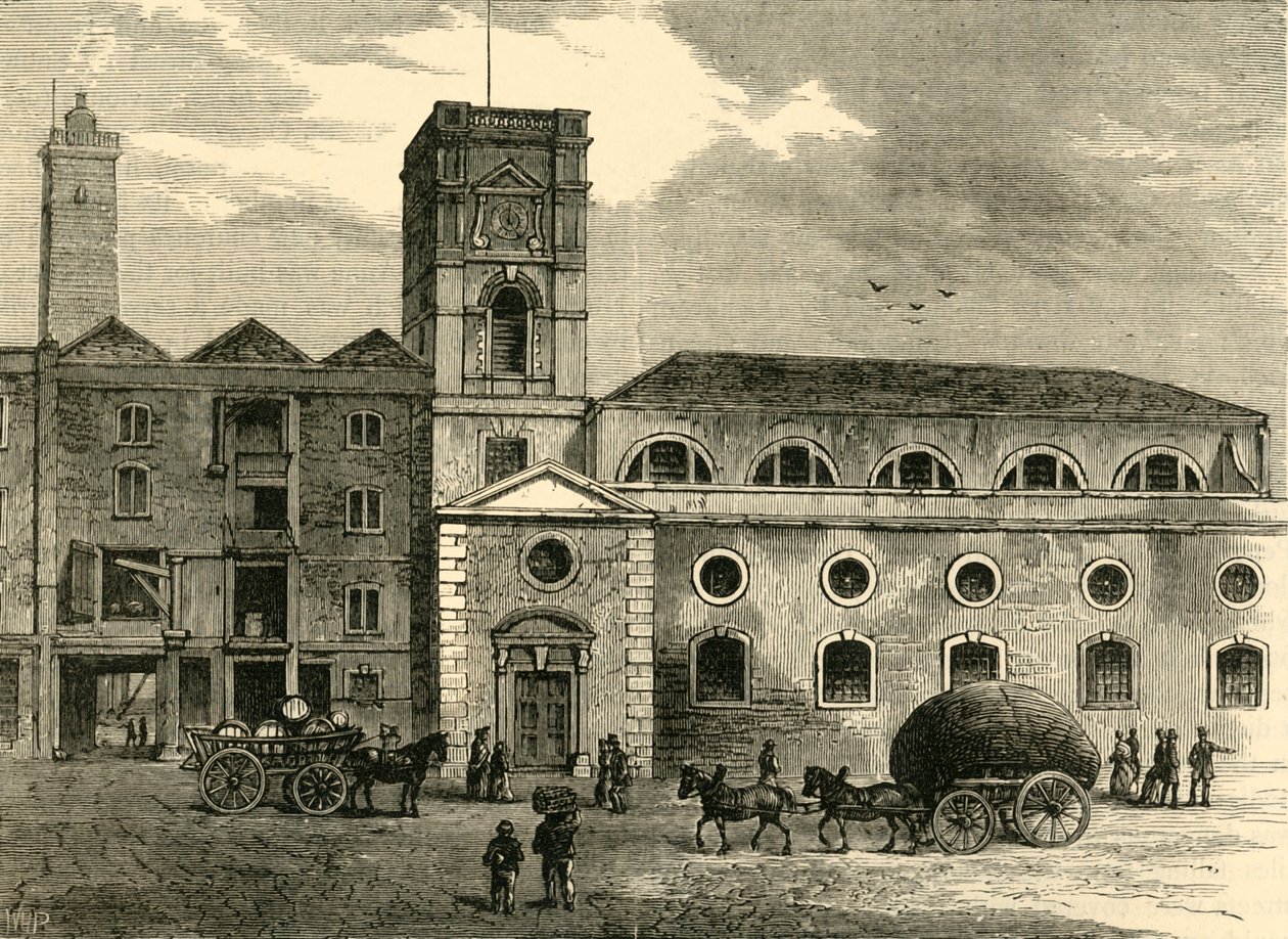St. Olaves kirke, i 1820, c1878. av Unbekannt