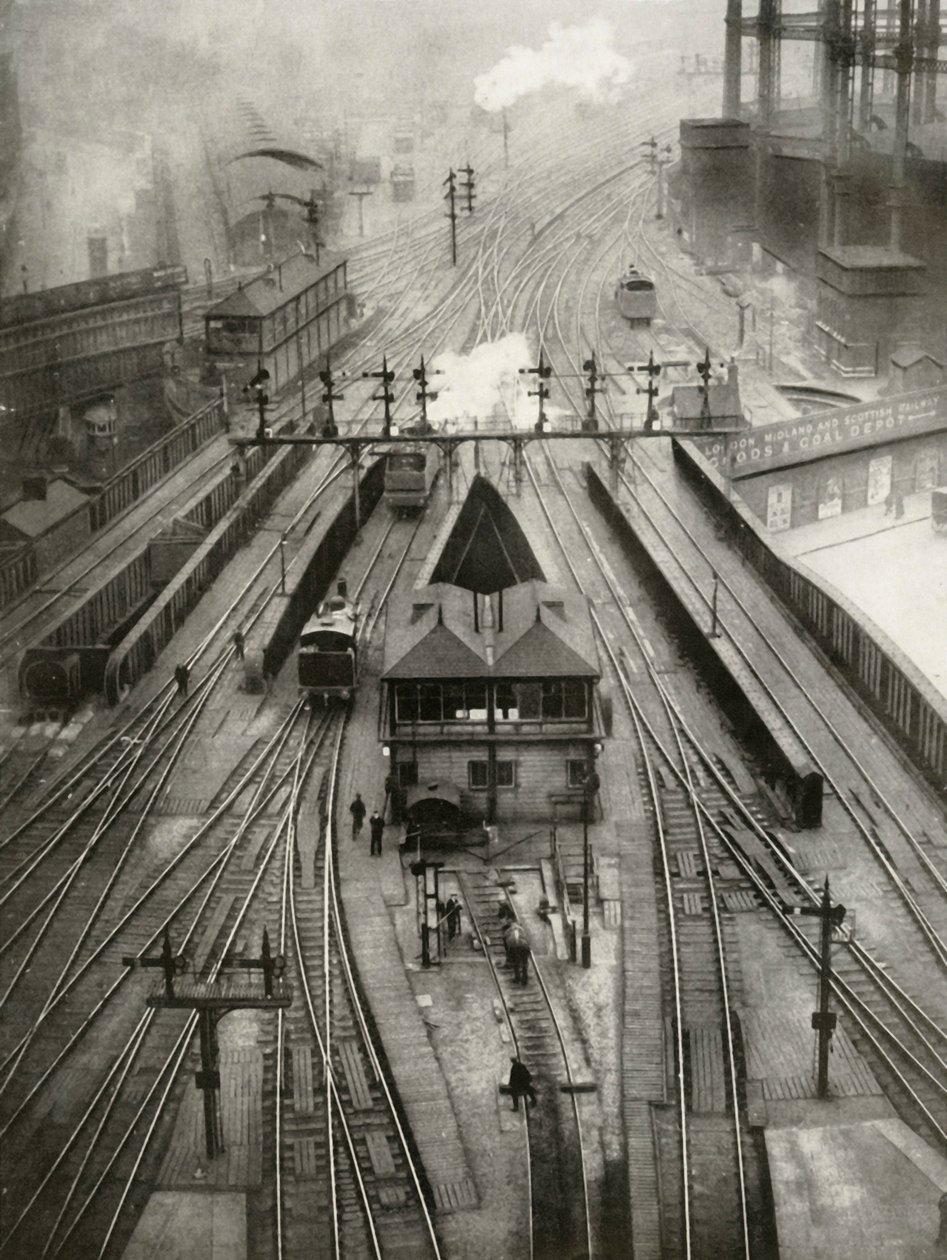 St. Pancras. En endestasjon av London, Midland og Scottish Railway, 1935. av Unbekannt