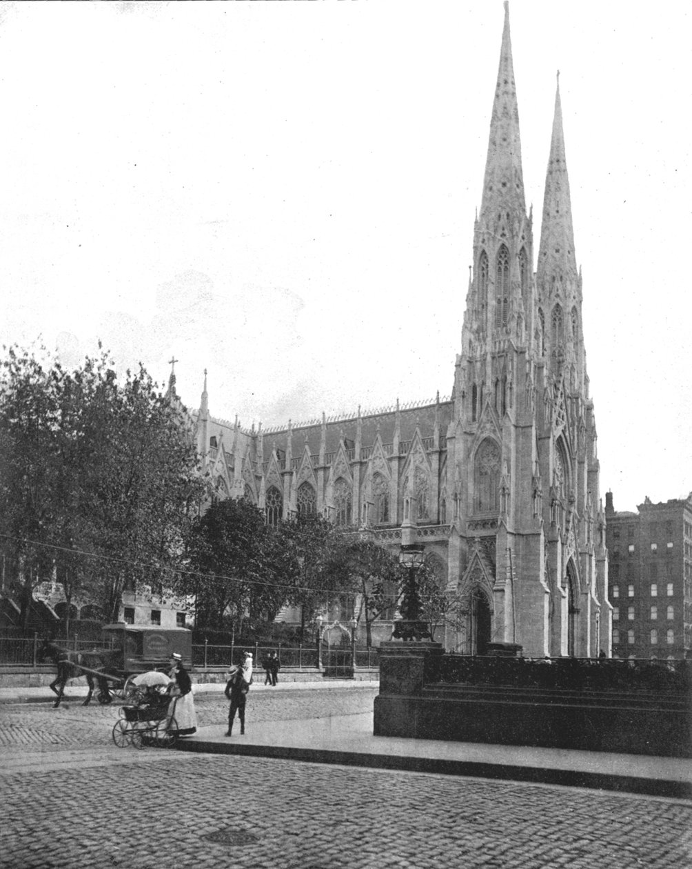St Patricks Cathedral, New York, USA, ca 1900. av Unbekannt