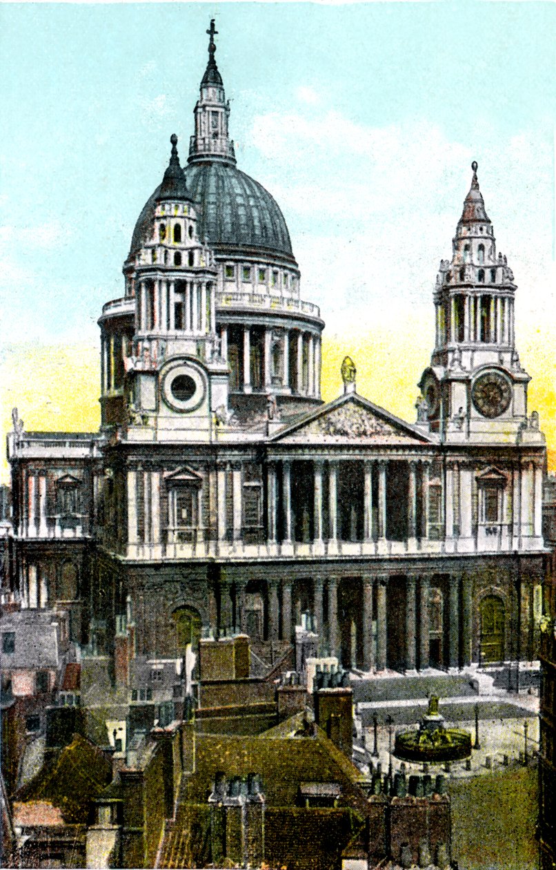 St Pauls Cathedral, London, 1900-tallet av Unbekannt
