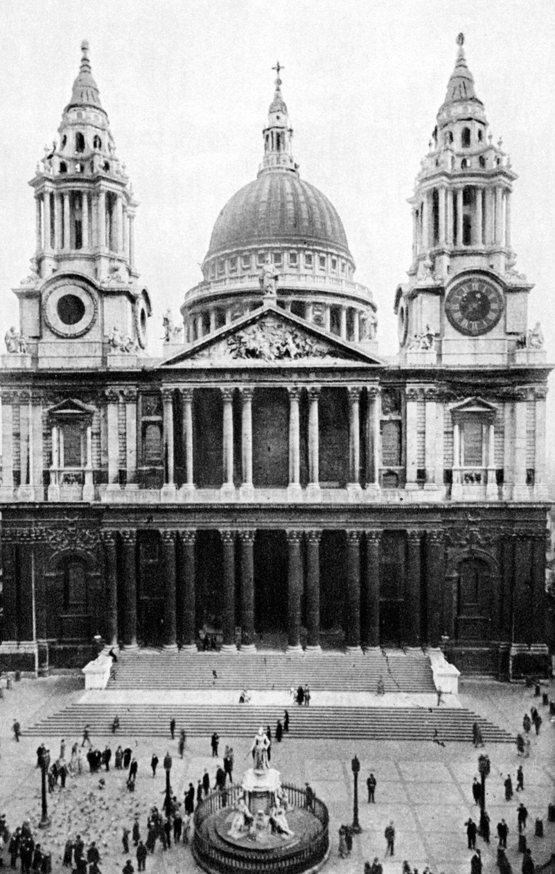 St Pauls Cathedral, London, tidlig på 1900-tallet av Unbekannt