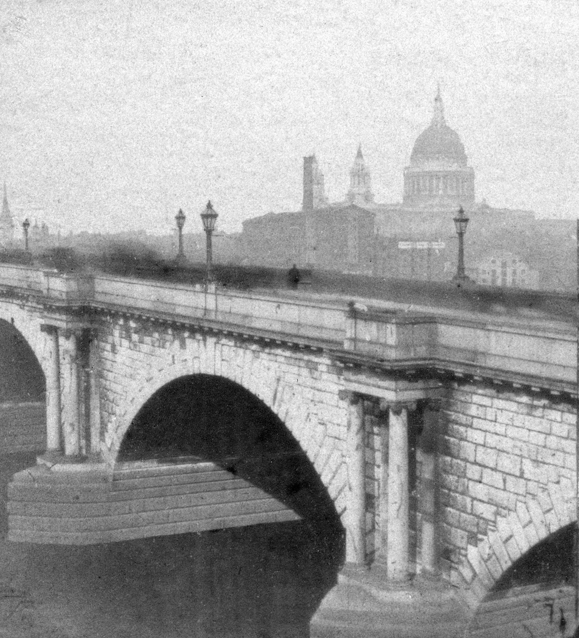 St Pauls Cathedral, London, sent på 1800-tallet av Unbekannt