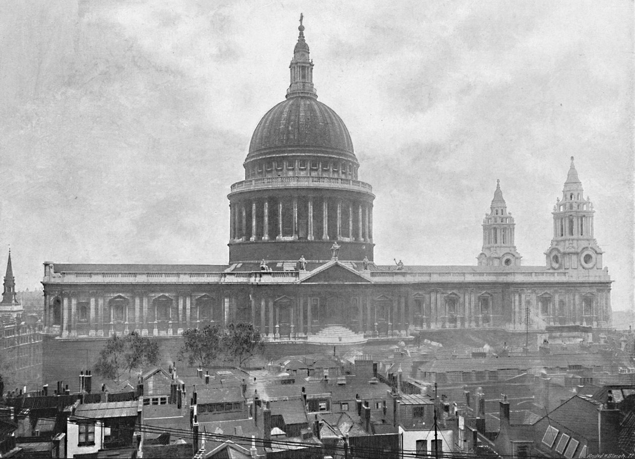 St. Pauls katedral, c1896 av Unbekannt