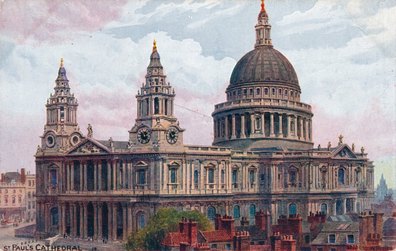 St. Pauls katedral, c1910 av Unbekannt