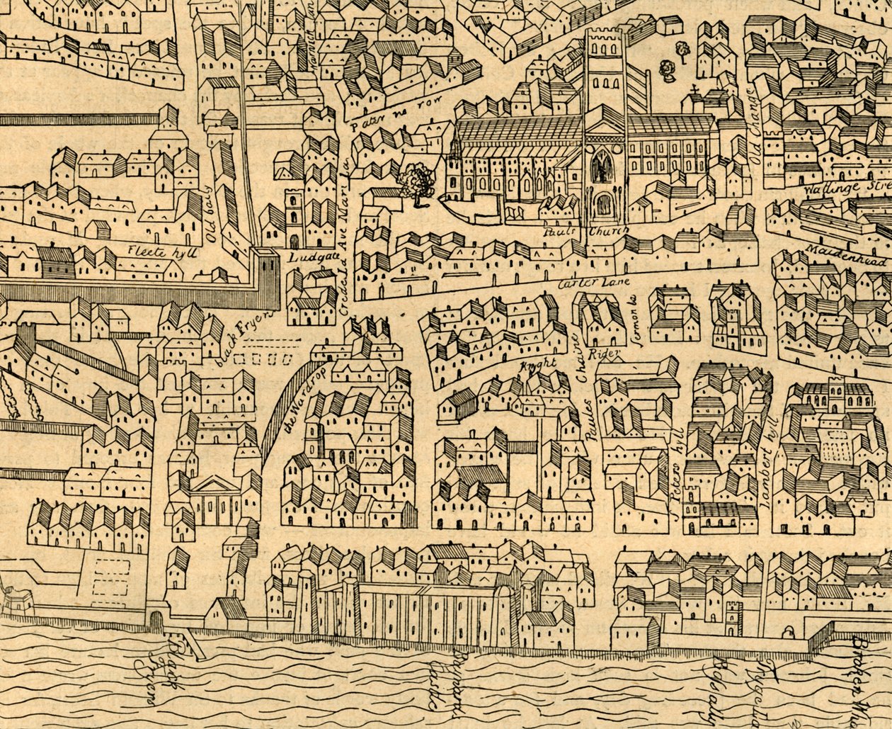 St. Pauls and Neighbourhood, 1897. av Unbekannt