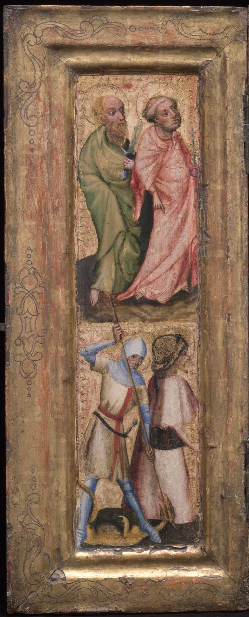 St. Peter og St. Paul, St. George og St. James the Greater, ca. 1424. av Unbekannt