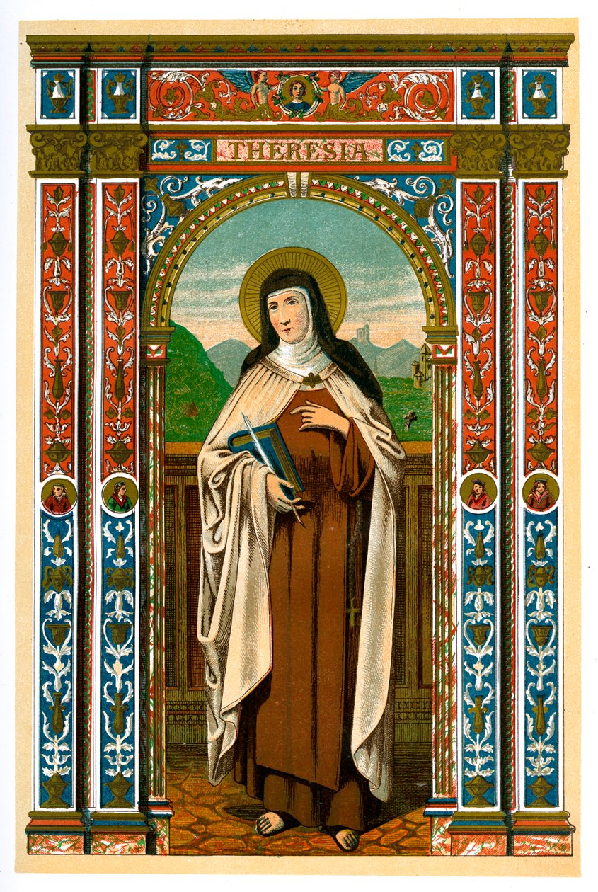 St. Theresa av Avila, 1886 av Unbekannt