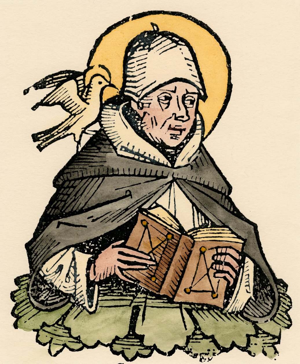 St Thomas Aquinas , italiensk filosof og teolog fra 1200-tallet av Unbekannt