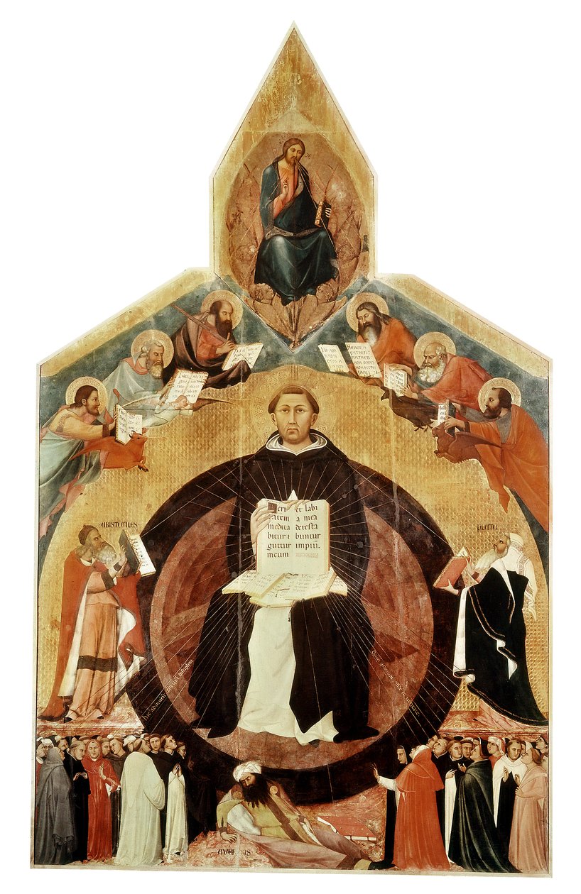 St Thomas Aquinas , italiensk teolog og filosof av Unbekannt