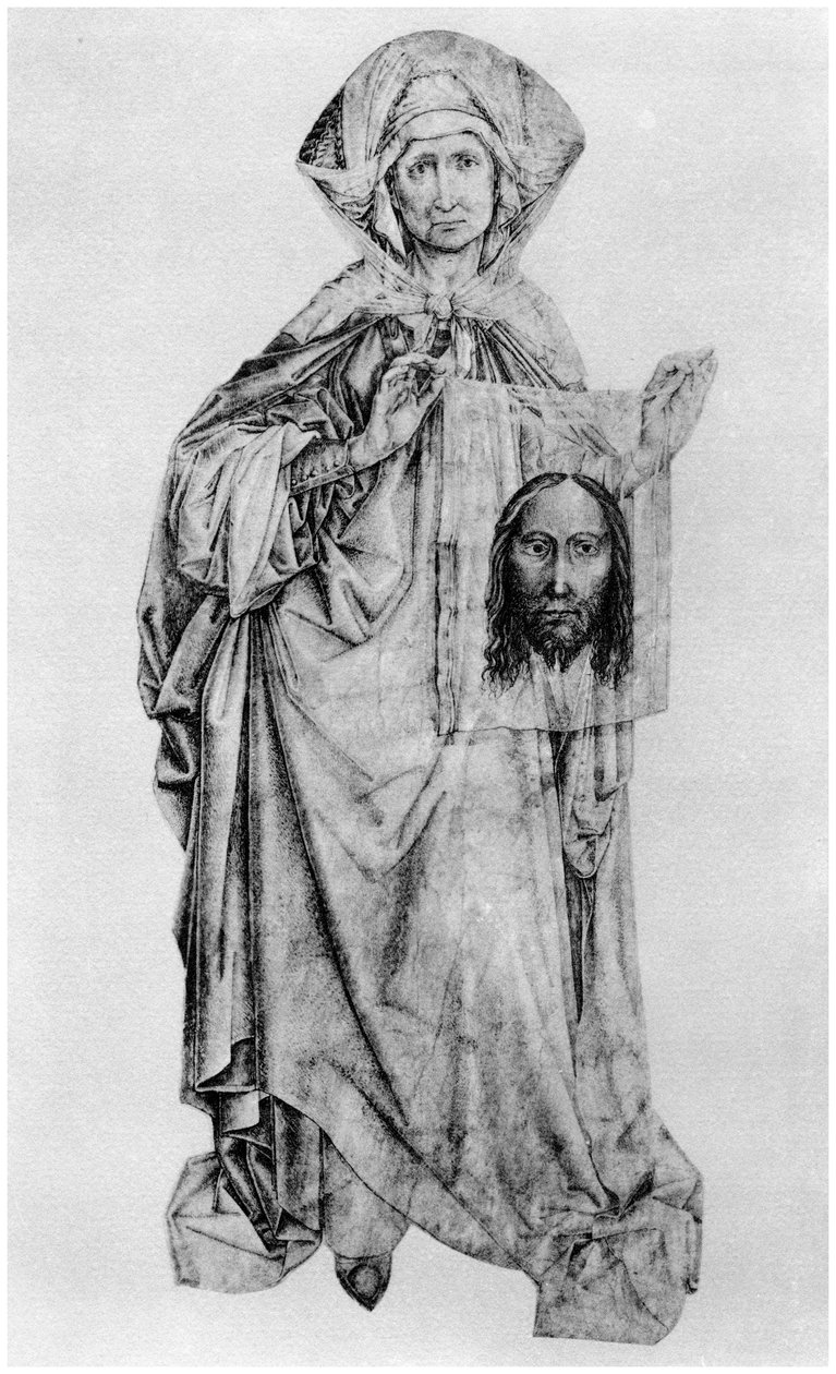 St Veronica, midten av 1400-tallet 1958 av Unbekannt