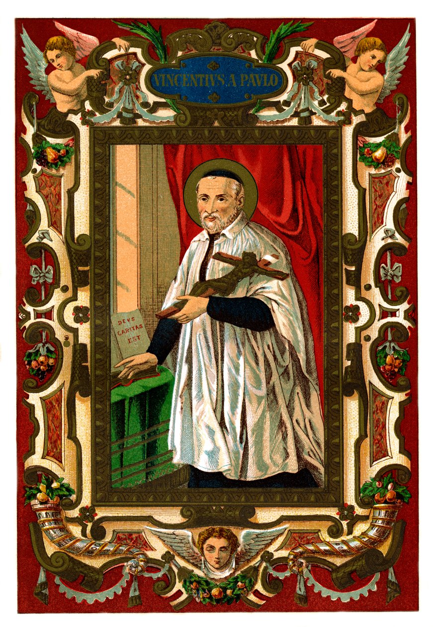 Saint Vincent de Paul, 1886 av Unbekannt