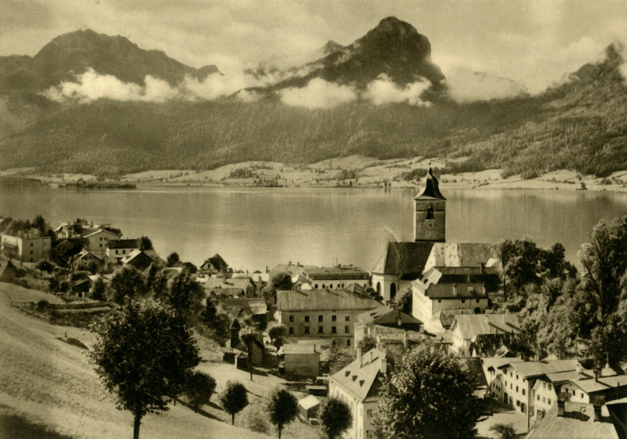 St Wolfgang im Salzkammergut, Øvre Østerrike, c1935. av Unbekannt