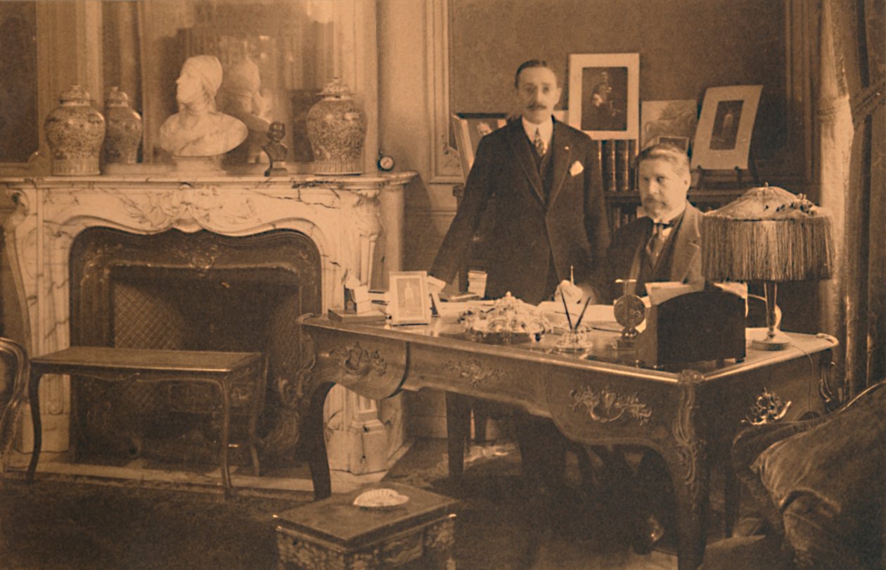 Ansatte ved den cubanske ambassaden i Brussel, Belgia, 1927. av Unbekannt