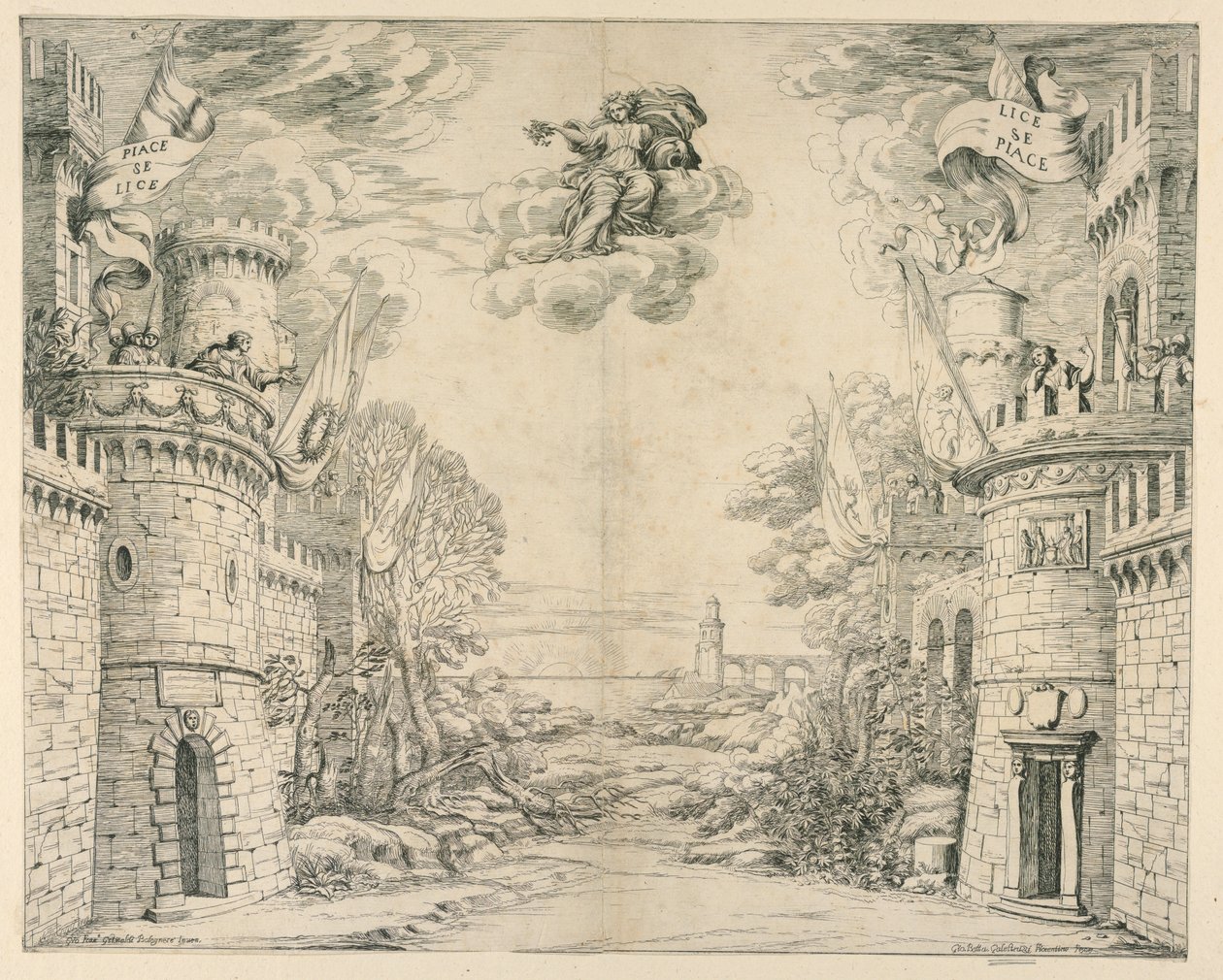 Scenesett for The Triumph of Pietà av Unbekannt