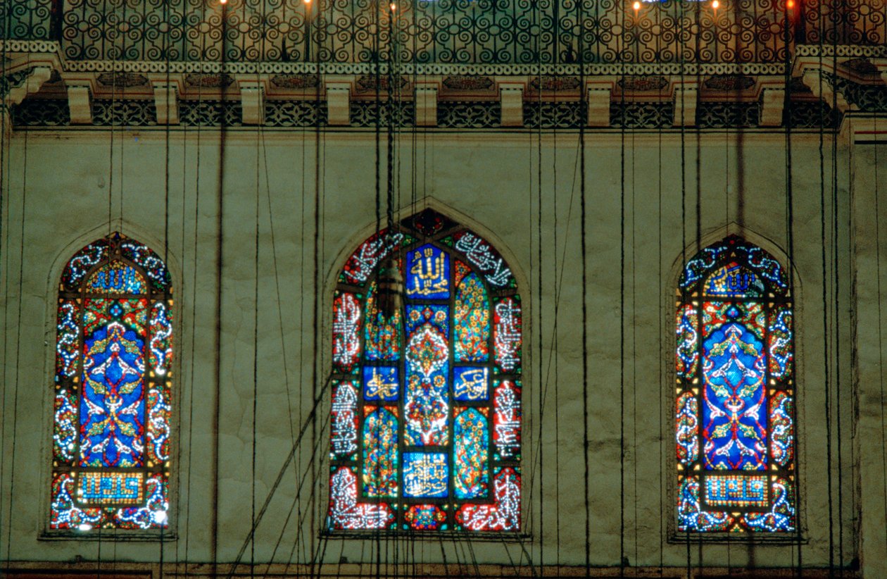 Glassmaleri, Suleymaniye-moskeen, 1557 av Unbekannt