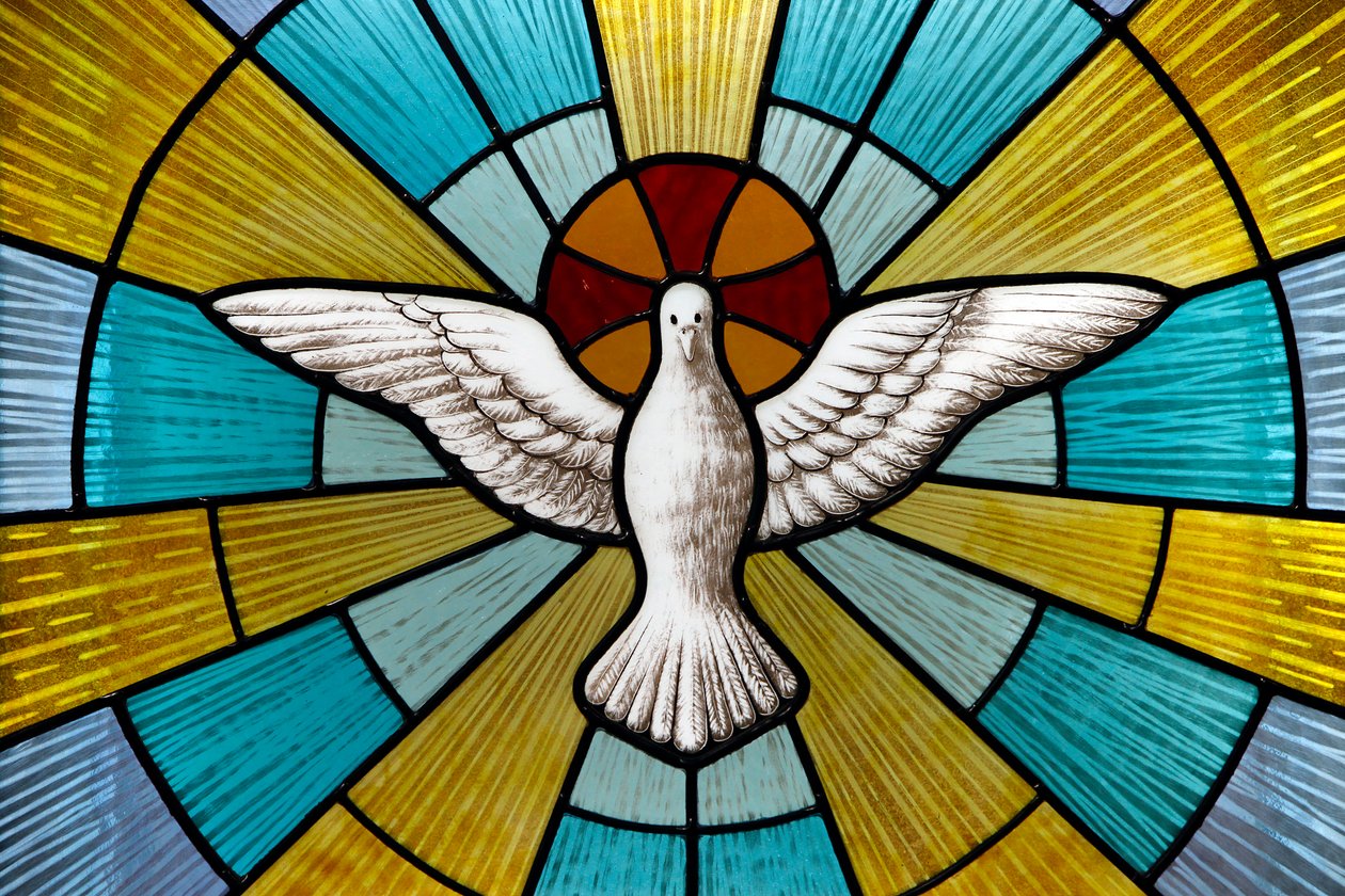 Glassmaleri i Spirito Santo kirke av Unbekannt