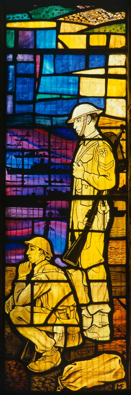 Glassmaleri, Royal Garrison Church, Portsmouth, Hampshire, c1980-c2017 av Unbekannt