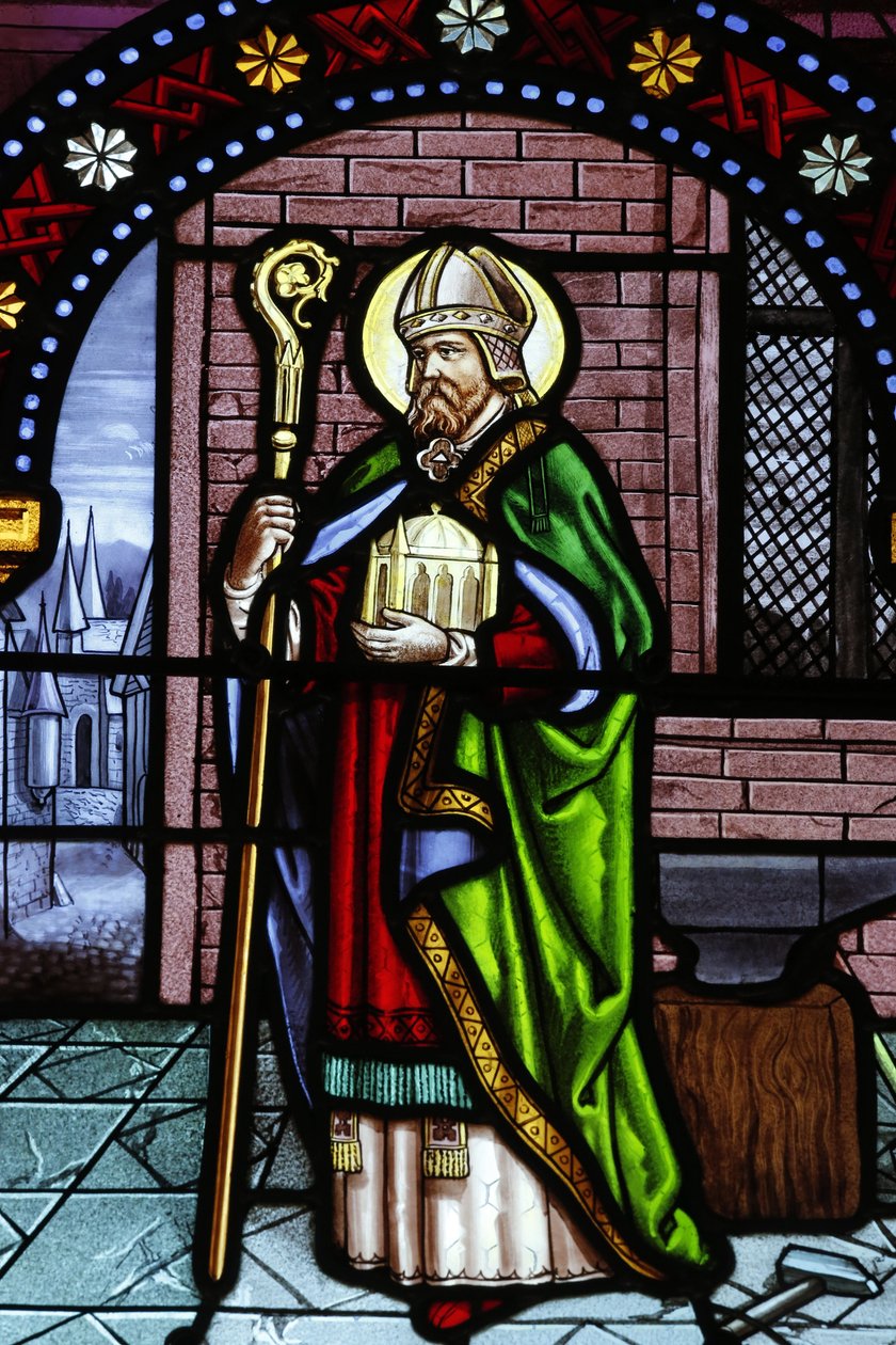 Glassmaleri vindu. Saint Eligius, Toucy, Frankrike av Unbekannt