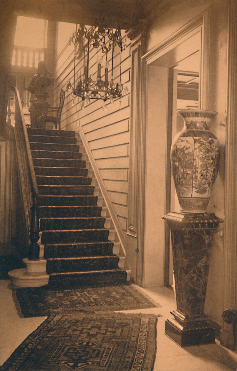 Trapp ved den cubanske ambassaden i Brussel, Belgia, 1927. av Unbekannt