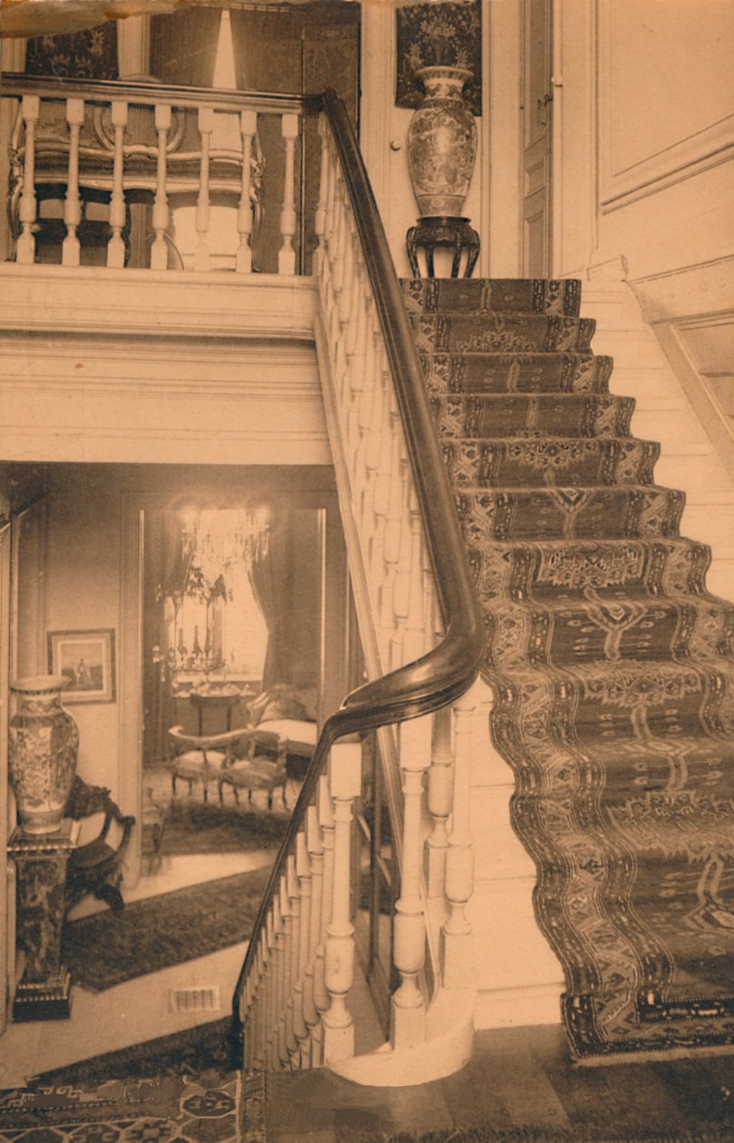 Trapp ved den cubanske ambassaden i Brussel, Belgia, 1927. av Unbekannt