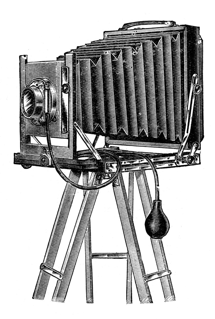 Stativkamera, 1904 av Unbekannt