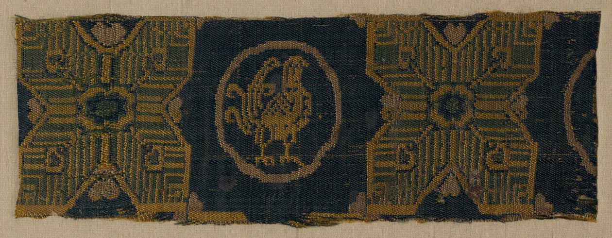 Stjerne- og korsmønster fra et gravomslag, 800-900-tallet. av Unbekannt