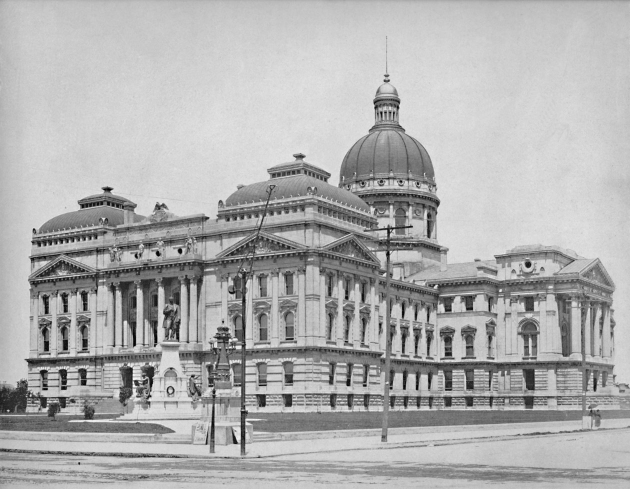 State Capitol, Indianapolis, Indiana, c1897. av Unbekannt
