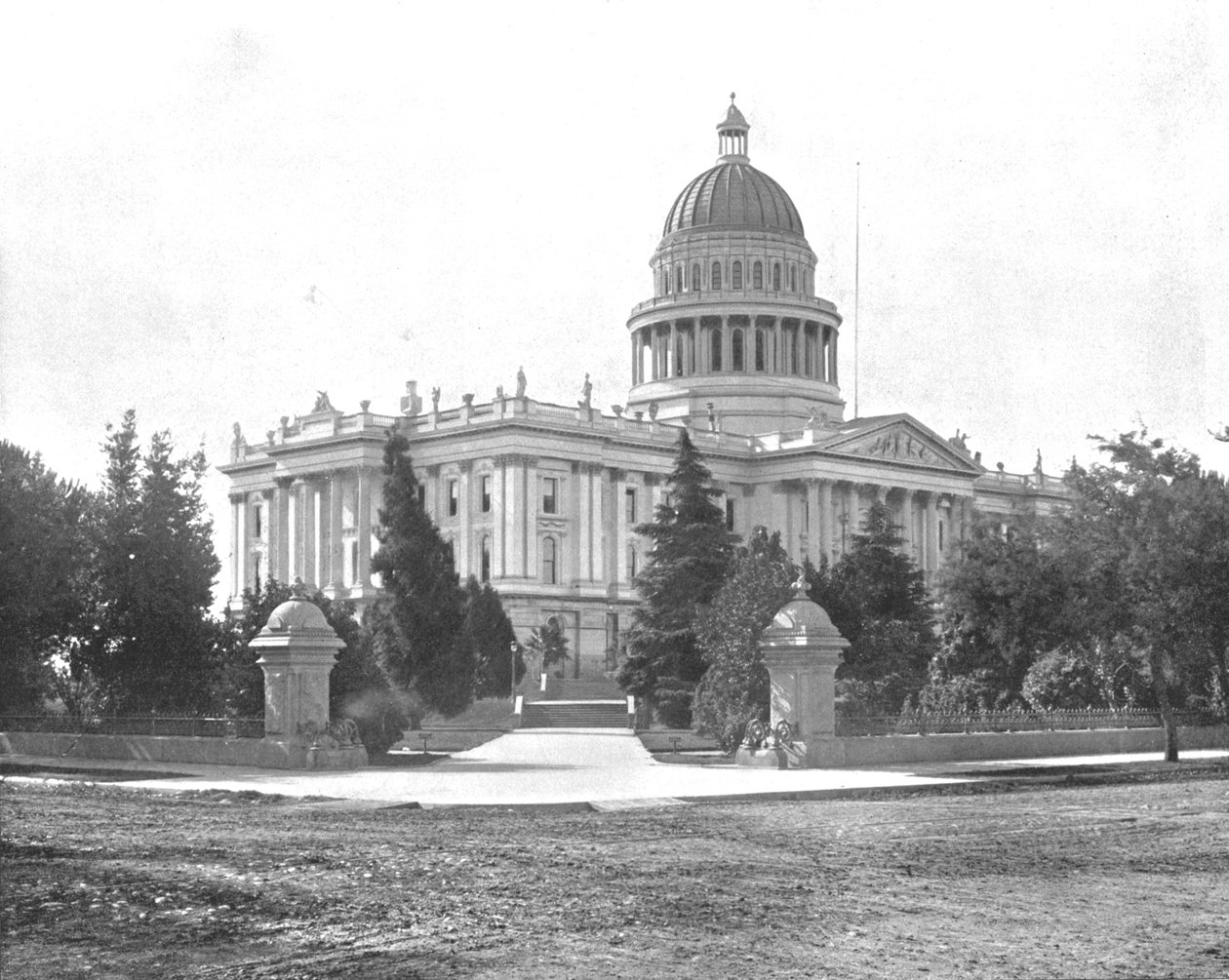State Capitol, Sacramento, California, USA, c1900. av Unbekannt