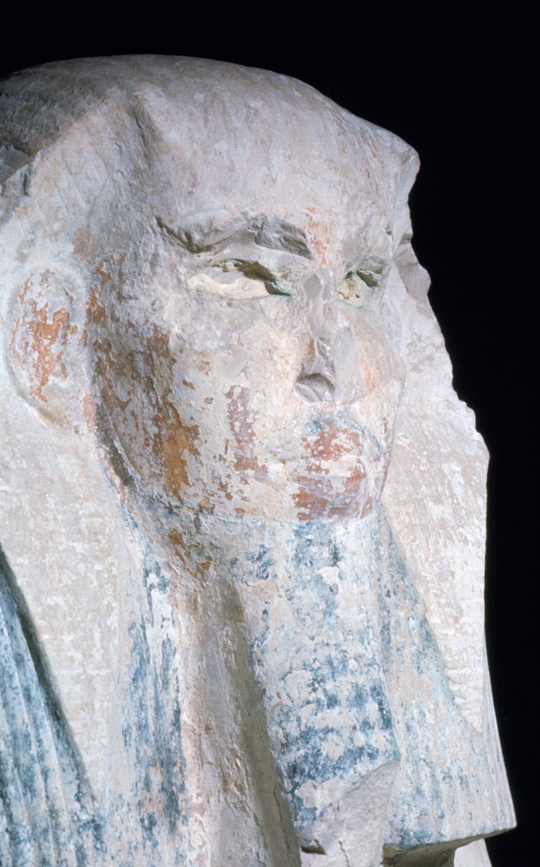 Statue av Djoser, gammel egyptisk farao, 2600-tallet f.Kr av Unbekannt
