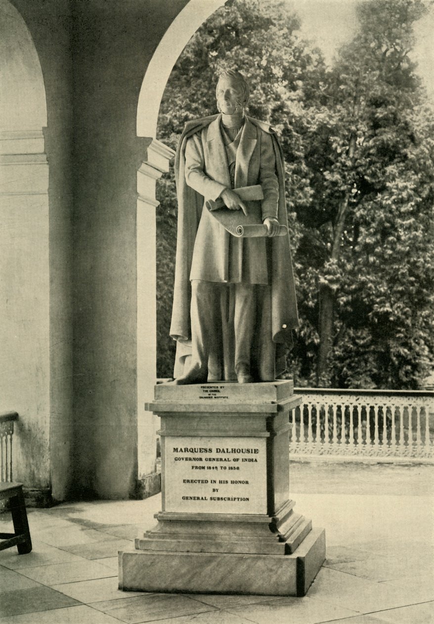 Statue av Lord Dalhousie, 1925. av Unbekannt
