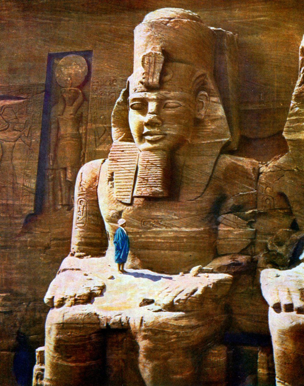 Statue av Ramses II i Abu Simbel, Egypt, 1933-1934 av Unbekannt