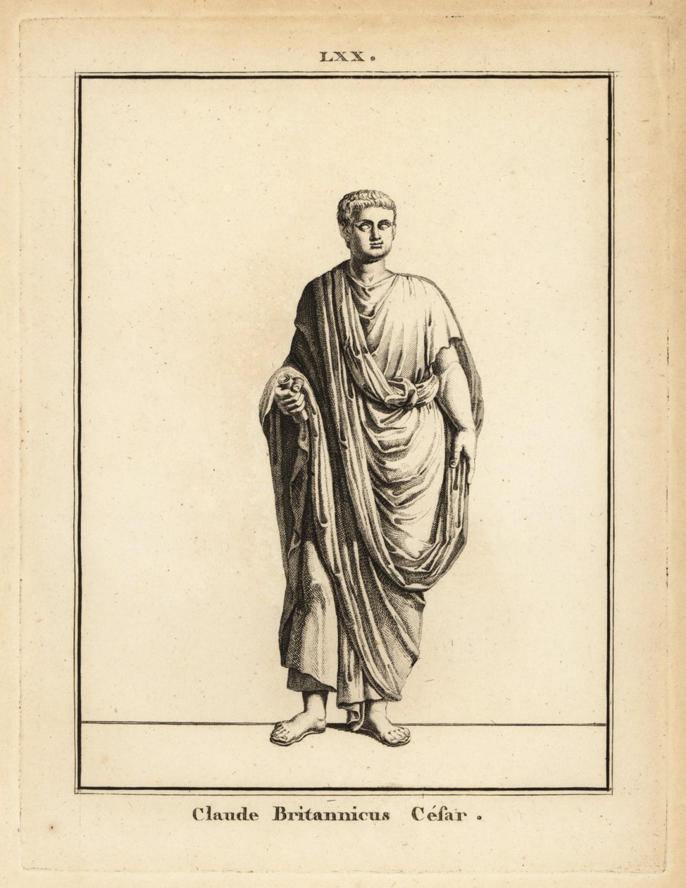 Statue av den romerske keiseren Claudius, Tiberius Claudius Caesar Augustus Germanicus av Unbekannt