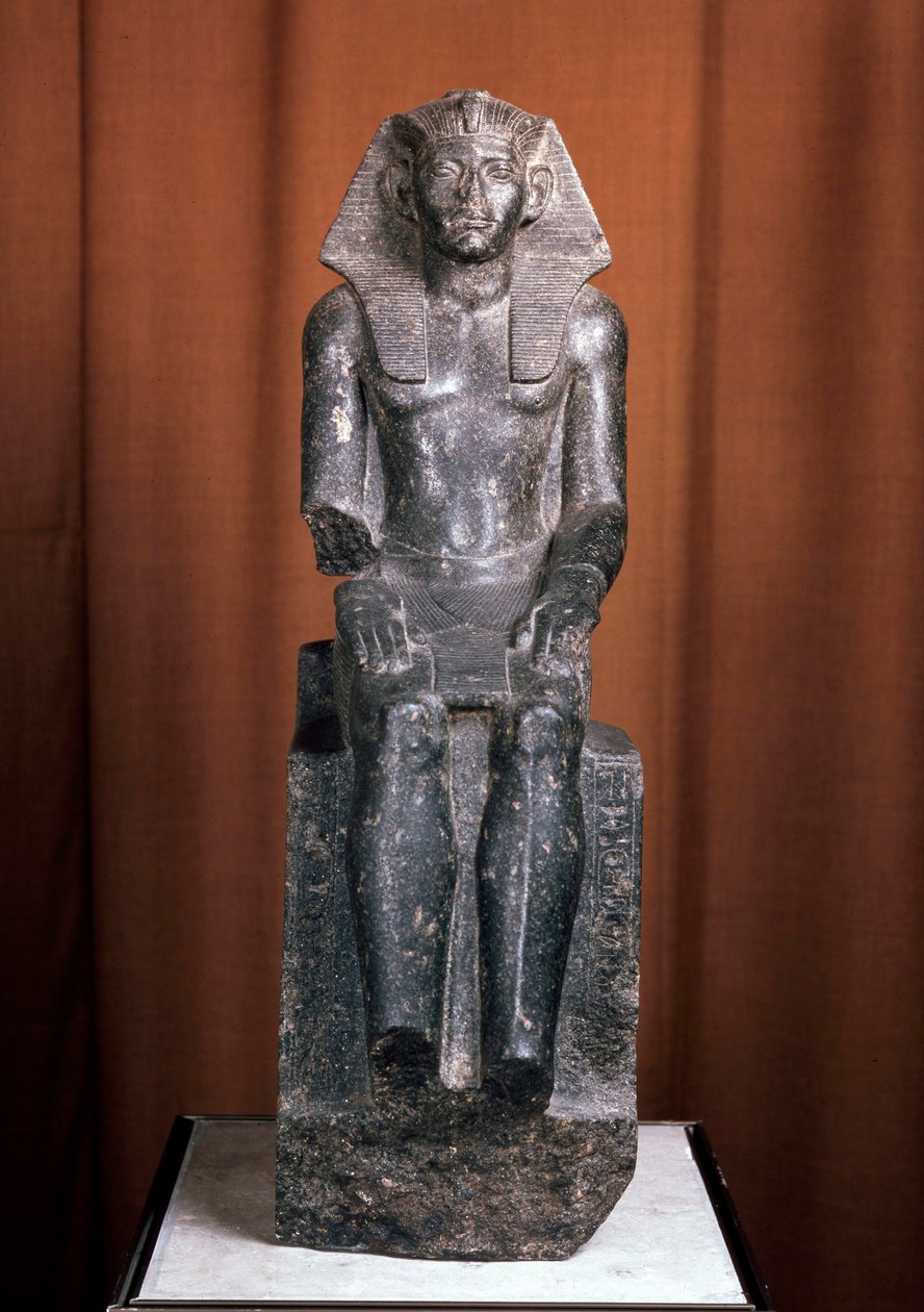 Statue av farao Amenemhat III, 1800-tallet f.Kr av Unbekannt