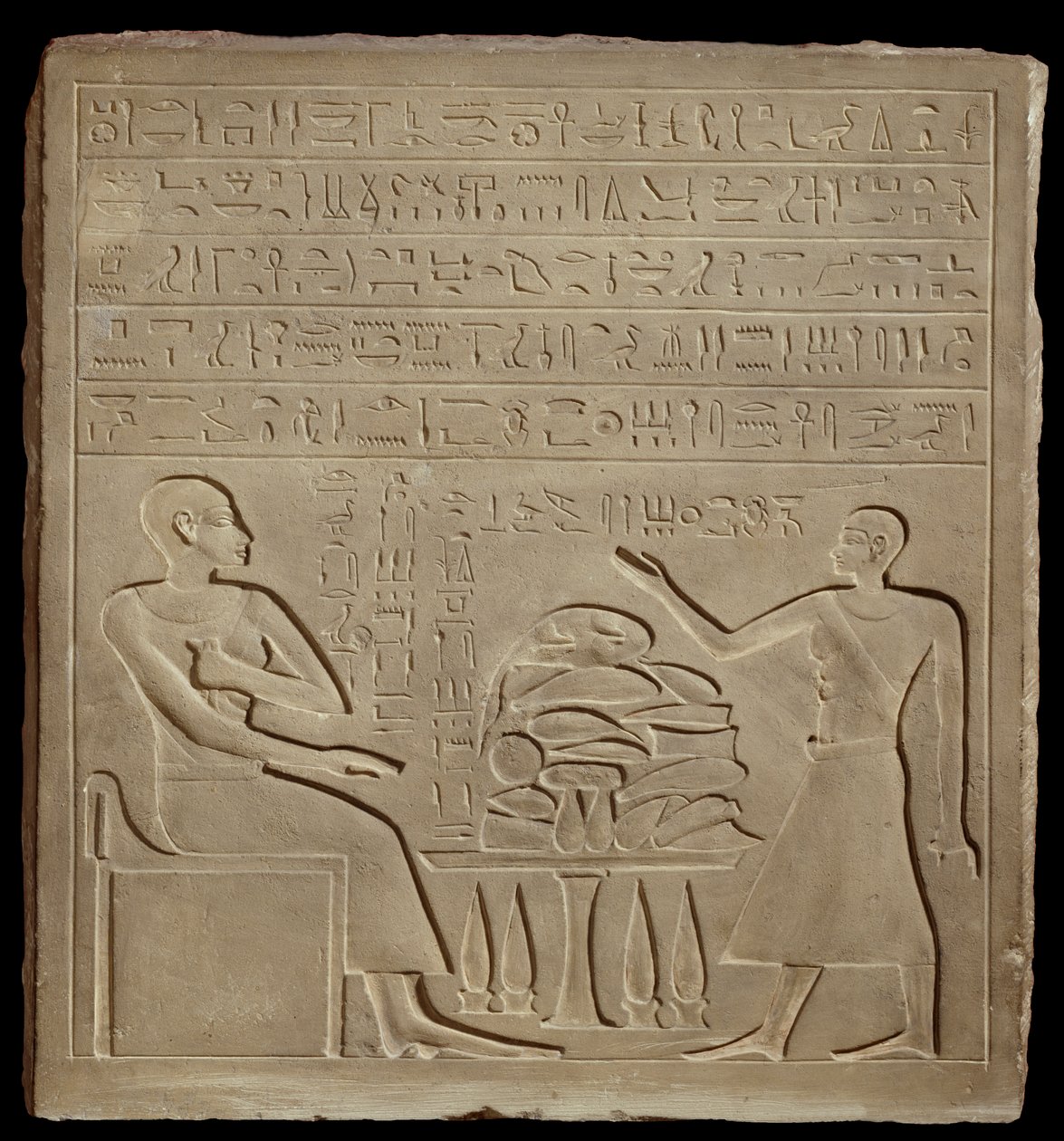 Stela of Imeny, New Kingdom c1540 BC-c1070 BC av Unbekannt