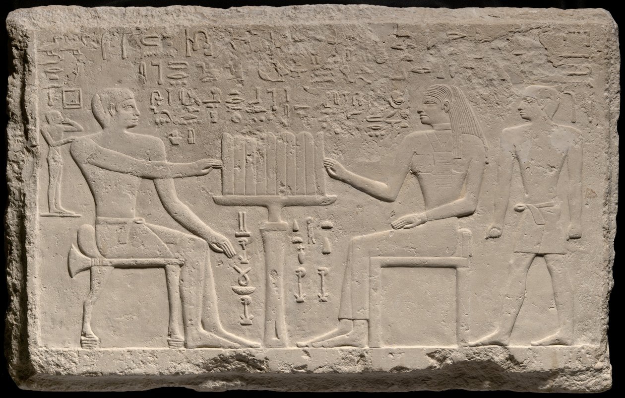 Stela av Thenti og Nefert, Egypt, Gamle riket, midten av dynasti 4 ca 2566-2532 fvt. av Unbekannt