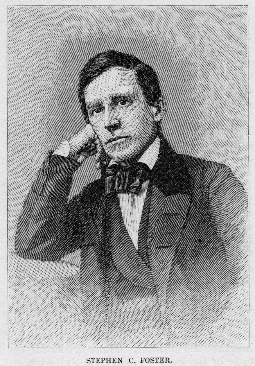 Stephen C Foster, c1800-tallet av Unbekannt