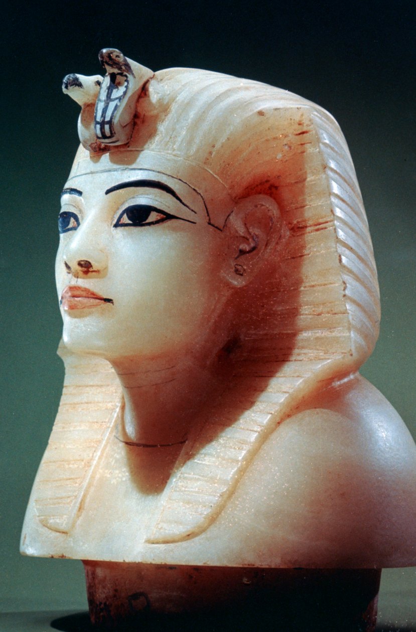 Stopper fra en av urnene fra graven til Tutankhamon, 18. dynasti av Unbekannt