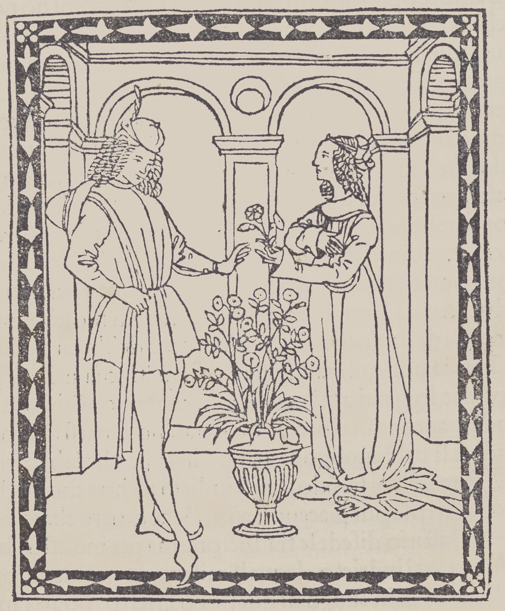 Tale of Two Lovers Tale of Two Lovers, ca. 1495-1500. av Unbekannt
