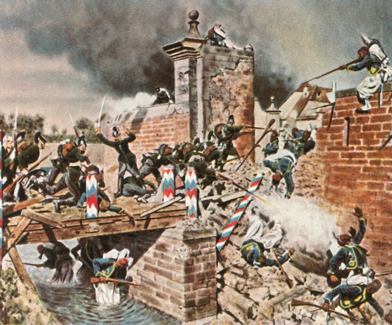 Storming av Landau-porten ved Weissenburg, 4. august 1870, 1936. av Unbekannt