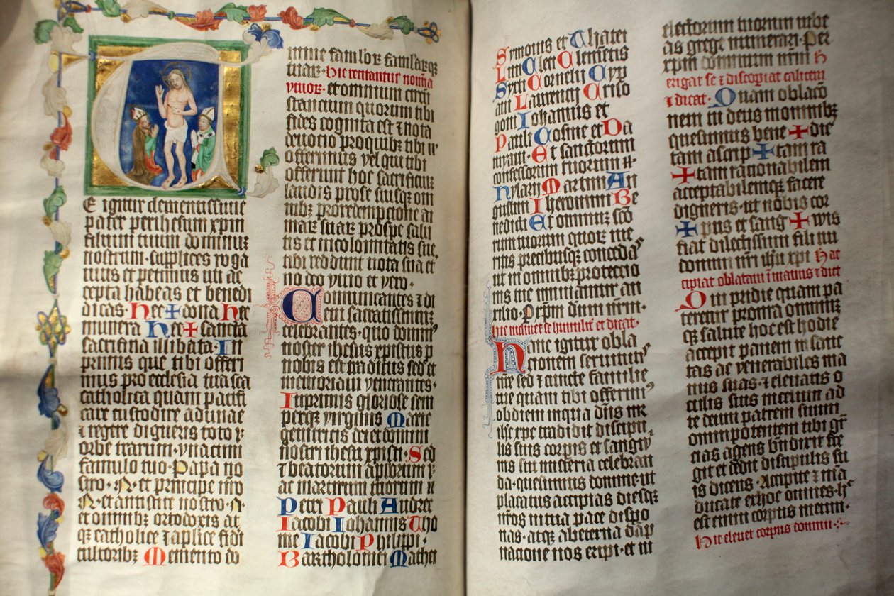 Strahov klosterbibliotek ; Albert av av Sternberks pontifical av Unbekannt