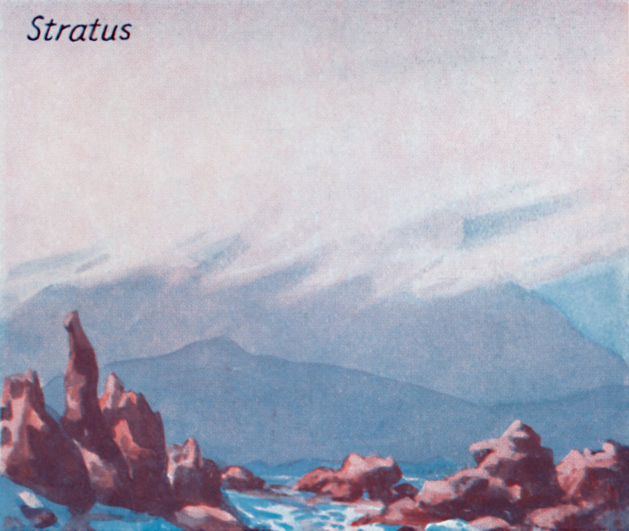 Stratus - Et dusin av de viktigste skyformene på himmelen, 1935 av Unbekannt