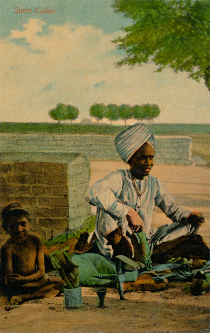 Street Cobler, c1900 av Unbekannt