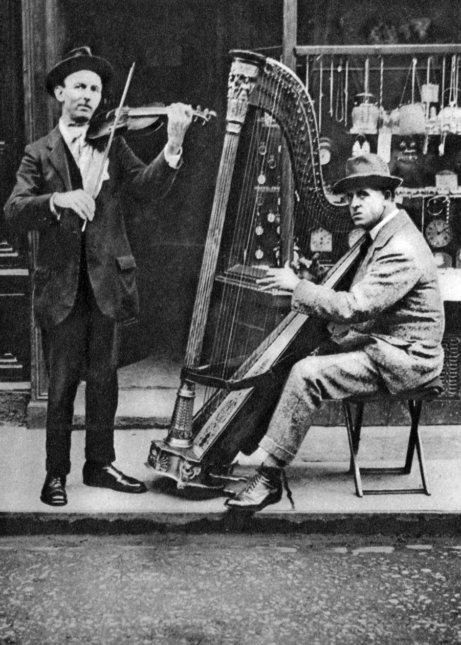 Gatemusikere, London, 1926-1927 av Unbekannt