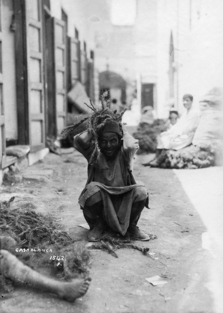 Gatebilde, Casablanca, Marokko, c1920-c1930s av Unbekannt