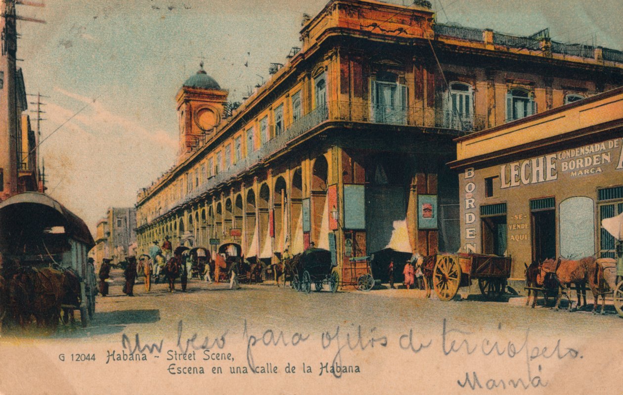 Gatebilde, Havana, Cuba, c1910 av Unbekannt